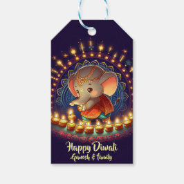 Etiquetas Para Regalos Cute Lord Ganesh Diwali