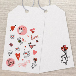 Etiquetas Para Regalos Cute Love Personalizado