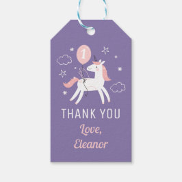 Etiquetas Para Regalos Cute Magical Unicornio Cumpleaños Gracias