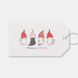 Etiquetas Para Regalos Cute Meow Catmas Cat Navidades
