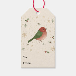 Etiquetas Para Regalos Cute Modern Forest Animal Bird Christmas Gift Tags