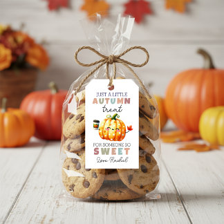Etiquetas Para Regalos Cute Otoño Calabaza Treat Cae Fiesta Acción de Gra