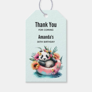 Etiquetas Para Regalos Cute Panda Chilling en un suceso de You Tube graci