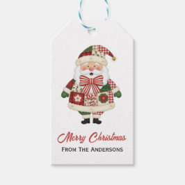 Etiquetas Para Regalos Cute Personalized Santa Christmas Holiday