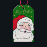 Etiquetas Para Regalos Cute Santa Claus Merry Christmas Gift Tag<br><div class="desc">Cute Santa Claus Merry Christmas Gift Tag</div>