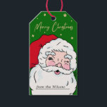 Etiquetas Para Regalos Cute Santa Claus Merry Christmas Gift Tag<br><div class="desc">Cute Santa Claus Merry Christmas Gift Tag</div>