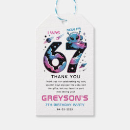 Etiquetas Para Regalos Cute Space 7th Birthday | Six & Seven Year Old 