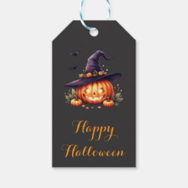 Etiquetas Para Regalos Cute Spooky Halloween – Calabaza 