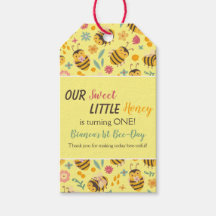 Cute Spring Honey Bee Birday Gracias