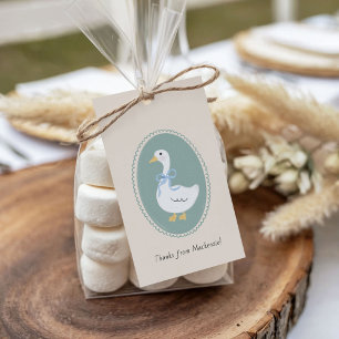 Etiquetas Para Regalos Cute Vintage Goose Baby Shower