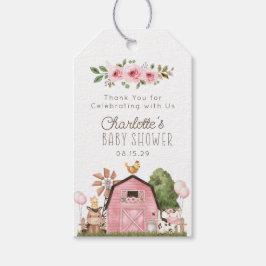 Etiquetas Para Regalos Cute Watercolor Farm Animals Barnyard Gift Tag