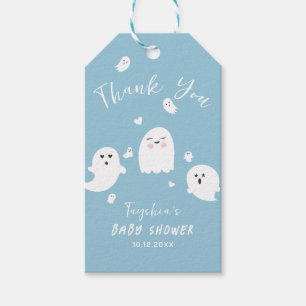 Etiquetas Para Regalos Cuto Blue Ghost Boy Baby Shower