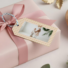 Etiquetas Para Regalos Dachshund Dog Christmas Checkered Sweater Photo