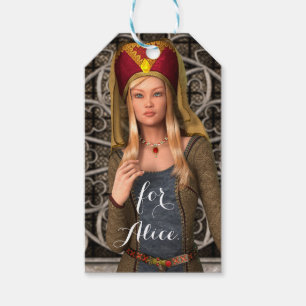 Etiquetas Para Regalos Dama Medieval