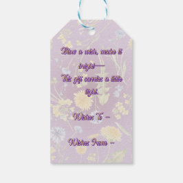 Etiquetas Para Regalos Dandelion Delight