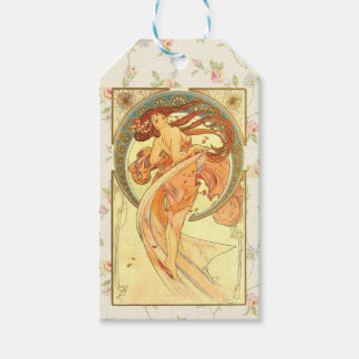 Etiquetas Para Regalos Danza, Art Nouveau