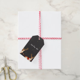 Etiquetas Para Regalos Dash Away, All! Christmas Reindeer Gift Tag