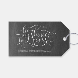 Etiquetas Para Regalos De Mi Ducha A La Tuya - Ducha De Novias
