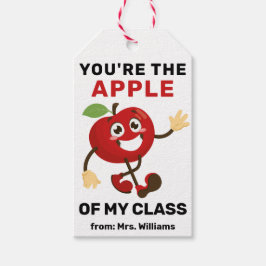 Etiquetas Para Regalos De vuelta a la escuela Eres la manzana de mi clase