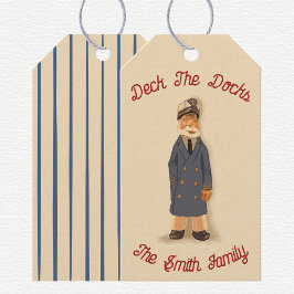Etiquetas Para Regalos Deck The Docks Navidad
