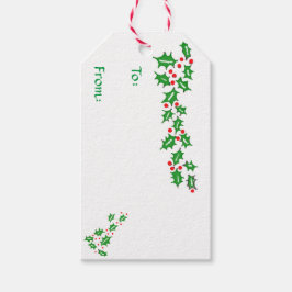 Etiquetas Para Regalos Deck the Halls Gift Tags