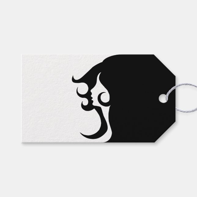 Etiquetas Para Regalos Deco Mod Woman (Frente (Horizontal))