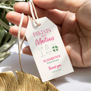 Etiquetas Para Regalos Decoración de Despedida de Soltera Bikinis y Marti