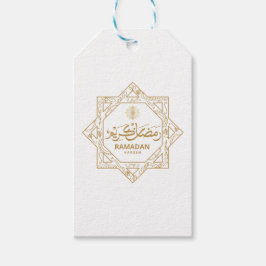 Etiquetas Para Regalos Decoración islámica Ramadan Kareem