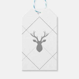 ETIQUETAS PARA REGALOS DEER HEAD ARGYLE