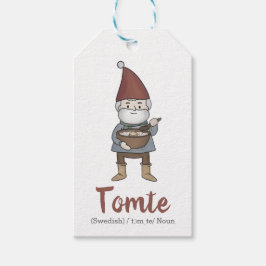 Etiquetas Para Regalos Definición de Tomte Gnome de Suecia