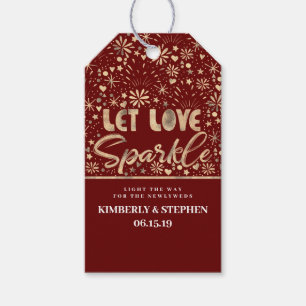 Etiquetas Para Regalos Dejar que el amor se desplace