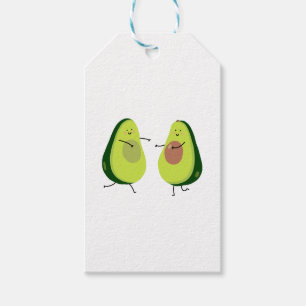 ETIQUETAS PARA REGALOS DEJE LOS E.E.U.U. AVOCUDDLE, DISEÑO DEL AGUACATE