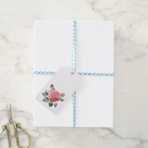 Etiquetas Para Regalos Delicado Rosa