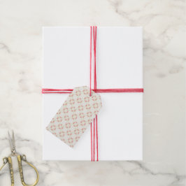 Etiquetas Para Regalos Delicado trabajo de voluta en oro y rosas florales