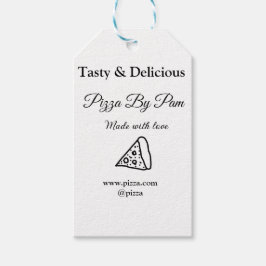 Etiquetas Para Regalos Delicioso restaurante pizzería café hecho con amor