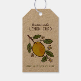 Etiquetas Para Regalos Deliciosos Limones Delicias Caseras Rústico Person