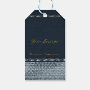 Etiquetas Para Regalos Denim & Diamonds Glam Bling Chic Favor Elegante