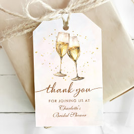 Etiquetas Para Regalos Desayuno Brunch y Champán para Despedida de Solter