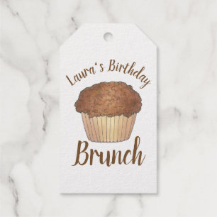 Etiquetas Para Regalos Desayuno Dominical Brunch Streusel Crumb Muffin