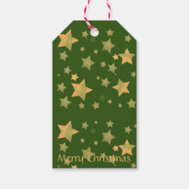 Etiquetas Para Regalos Desde y hacia el oro verde Navidades simples elega