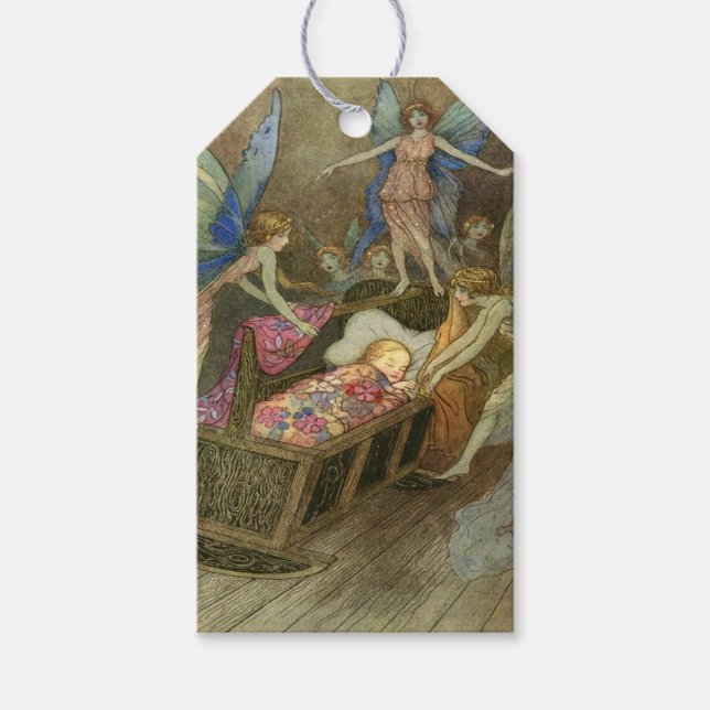 Etiquetas Para Regalos Deseos de hadas (Anverso)