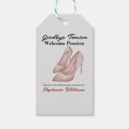 Etiquetas Para Regalos Despedida de retiro de mujeres y trabajo de tensió