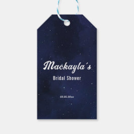Etiquetas Para Regalos Despedida de soltera bajo luces de estrellas y cue