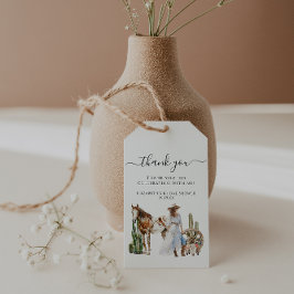 Etiquetas Para Regalos Despedida de Soltera Boho Western | Gracias