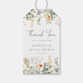 Etiquetas Para Regalos Despedida de Soltera con Flores Campestres Elegant