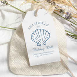 Etiquetas Para Regalos Despedida de Soltera Conchas Marinas y Campanas de