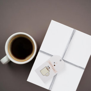 Etiquetas Para Regalos Despedida de soltera de café Café para llevar a ca