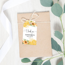 Etiquetas Para Regalos Despedida de Soltera Limones y Flores 