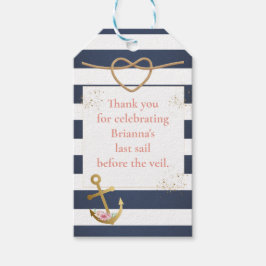 Etiquetas Para Regalos Despedida de Soltera Náutica