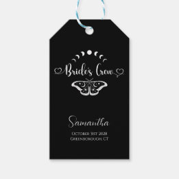 Etiquetas Para Regalos Despedida de soltera personalizada celeste gótica